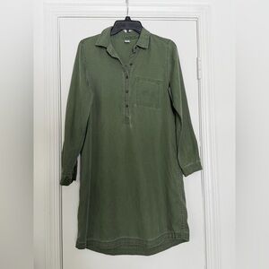 Old Navy Olive Shirt Dress